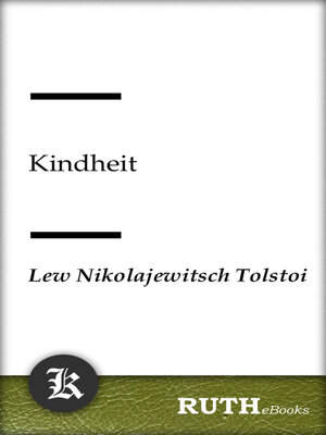 cover image of Kindheit